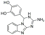 4-(2-AMINO-3,4-DIHYDRO[1,3,5]TRIAZINO[1,2-A]BENZIMIDAZOL-4-YL)BENZENE-1,2-DIOL 结构式