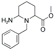 6-AMINO-1-BENZYL-PIPERIDINE-2-CARBOXYLIC ACID METHYL ESTER 结构式