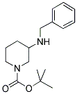 3-BENZYLAMINO-PIPERIDINE-1-CARBOXYLIC ACID TERT-BUTYL ESTER 结构式