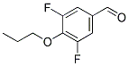 3,5-二氟-4-丙氧基苯甲醛 结构式