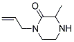 1-ALLYL-3-METHYLPIPERAZIN-2-ONE 结构式