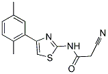 2-CYANO-N-[4-(2,5-DIMETHYLPHENYL)-1,3-THIAZOL-2-YL]ACETAMIDE 结构式