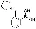 2-(1-PYRROLIDINYLMETHYL)PHENYLBORONIC ACID 结构式