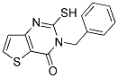 3-BENZYL-2-MERCAPTOTHIENO[3,2-D]PYRIMIDIN-4(3H)-ONE 结构式