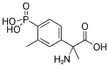 ALPHA-METHYL-3-METHYL-4-PHOSPHONOPHENYLGLYCINE 结构式