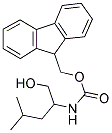 (1-Hydroxymethyl-3-methyl-butyl)-carbamic acid 9H-fluoren-9-ylmethyl ester 结构式