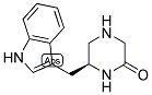 (S)-6-(1H-Indol-3-ylmethyl)-piperazin-2-one 结构式