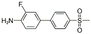 3-FLUORO-4'-(METHYLSULFONYL)[1,1'-BIPHENYL]-4-AMINE 结构式