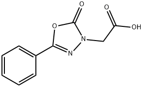 2-(2-氧代-5-苯基-2,3-二氢-1,3,4-噁二唑-3-基)乙酸 结构式