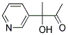 3-HYDROXY-3-(3-PYRIDINYL)-2-BUTANONE 结构式