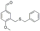 3-[(Benzylsulfanyl)methyl]-4-methoxybenzaldehyde 结构式