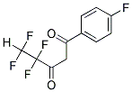 4,4,5,5-TETRAFLUORO-1-(4-FLUOROPHENYL)PENTANE-1,3-DIONE 结构式