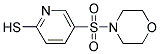 5-(MORPHOLIN-4-YLSULFONYL)PYRIDINE-2-THIOL 结构式