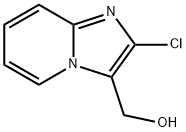 (2-氯咪唑并[1,2-A]吡啶-3-基)甲醇 结构式