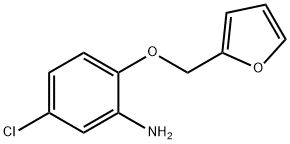 5-CHLORO-2-(2-FURYLMETHOXY)ANILINE 结构式