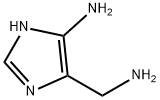 5-(AMINOMETHYL)-1H-IMIDAZOL-4-AMINE 结构式