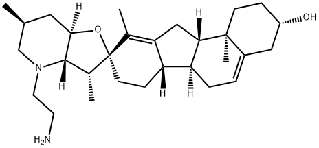 N-(2-AMINOETHYL) CYCLOPAMINE 结构式