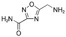 5-(AMINOMETHYL)-1,2,4-OXADIAZOLE-3-CARBOXAMIDE 结构式