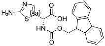 FMOC-(2S)-GLY-2-[5-(2-N-AMINO)THIAZOYL] 结构式