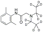 LIDOCAINE-D10 (N,N-DIETHYL-D10) 结构式