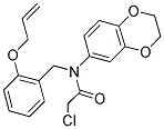 N-[2-(ALLYLOXY)BENZYL]-2-CHLORO-N-2,3-DIHYDRO-1,4-BENZODIOXIN-6-YLACETAMIDE 结构式