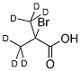 2-BROMO-2-METHYL-D3-PROPIONIC-3,3,3-D3 ACID 结构式