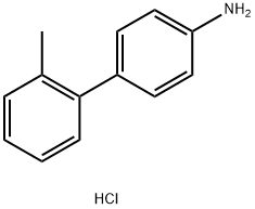 2'-甲基-[1,1'-联苯]-4-胺盐酸盐 结构式