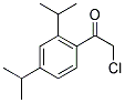 2-CHLORO-1-(2,4-DIISOPROPYLPHENYL)ETHANONE 结构式