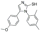 1-(2,4-DIMETHYLPHENYL)-5-(4-METHOXYPHENYL)-1H-IMIDAZOLE-2-THIOL 结构式