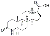 3-OXO-4-AZA-5 ALPHA-ANDROSTANE-17 BETA-CARBOXYLIC ACID 结构式