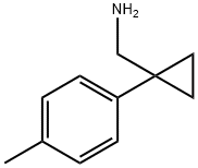 1-(4-甲基苯基)环丙烷甲胺 结构式