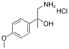 1-氨基-2-(4-甲氧基苯基)丙-2-醇盐酸盐 结构式