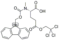 FMOC-L-MEGLU(TCE)-OH 结构式