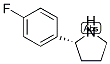 (R)-2-(4-FLUOROPHENYL)PYRROLIDINE 结构式