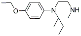 1-(4-ETHOXYPHENYL)-2-ETHYL-2-METHYLPIPERAZINE 结构式