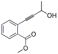 METHYL 2-(3-HYDROXY-1-BUTYNYL)BENZOATE 结构式