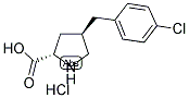 (R)-GAMMA-(4-CHLORO-BENZYL)-L-PROLINE-HCL 结构式