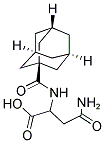 2-[(1-ADAMANTYLCARBONYL)AMINO]-4-AMINO-4-OXOBUTANOIC ACID 结构式
