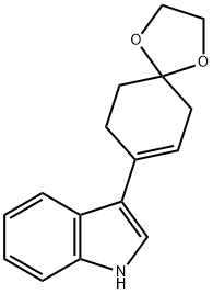 3-(1,4-DIOXASPIRO[4.5]DEC-7-EN-8-YL)-1H-INDOLE 结构式