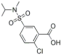 2-CHLORO-5-[[ISOPROPYL(METHYL)AMINO]SULFONYL]BENZOIC ACID 结构式