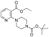 4-(3-乙氧羰基吡啶-2-基)-1-BOC-哌嗪 结构式