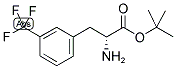 (R )-3-(TRIFLUOROMETHYL)PHENYLALANINE T-BUTYL ESTER 结构式