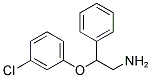 2-(3-CHLORO-PHENOXY)-2-PHENYL-ETHYLAMINE 结构式