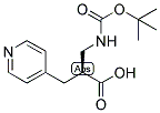 (S)-3-TERT-BUTOXYCARBONYLAMINO-2-PYRIDIN-4-YLMETHYL-PROPIONIC ACID 结构式