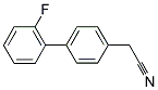 (2'-氟[1,1'-联苯]-4-基)乙腈 结构式