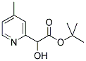 4-METHYL-2-PYRIDINEGLYCOLIC ACID TERT-BUTYL ESTER 结构式