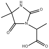 2-(4,4-二甲基-2,5-二氧代咪唑啉-1-基)丙酸 结构式