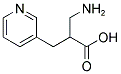 2-AMINOMETHYL-3-PYRIDIN-3-YL-PROPIONIC ACID 结构式