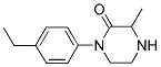 1-(4-ETHYLPHENYL)-3-METHYLPIPERAZIN-2-ONE 结构式