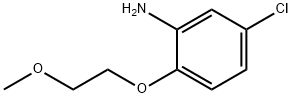 5-氯-2-(2-甲氧基乙氧基)苯胺 结构式
